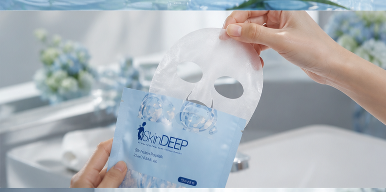 Skindeep Silk Protein Peptide Mask 官方视觉 5